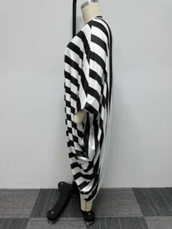 Plus Size Loose Two Piece Striped Printed Shorts Set -Plus Size Dresses Shop 8a486b4c9944a8ea