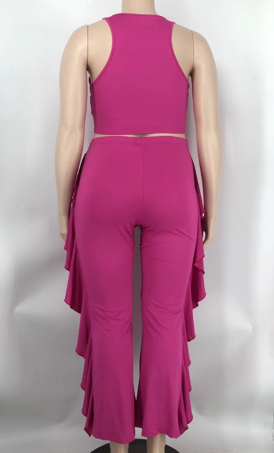 Fashion Women's Clothing Solid Color Tank Top Trousers Two-Piece Set 9 Fashion Women's Clothing Solid Color Tank Top Trousers Two-Piece Set - Image 7