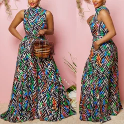 Women Printed Wide Leg Jumpsuit -Plus Size Dresses Shop 8c21ba2d4ce85908