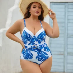 Bikini Digital Print Push Up Slim Fit Plus Size Swimsuit -Plus Size Dresses Shop 8c4a994bac2f5d2c