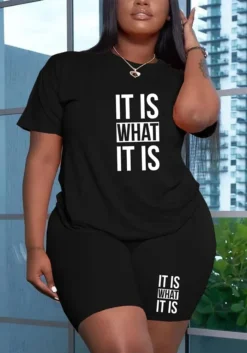 Plus Size Women Short Sleeve Printed Top And Shorts Two-piece Set 10 Plus Size Women Short Sleeve Printed Top And Shorts Two-piece Set -Plus Size Dresses Shop 8c80cdd48a406cf8