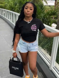 Plus Size Women Printed Round Neck Short Sleeve T-Shirt -Plus Size Dresses Shop 8d6c26dda2100fd0