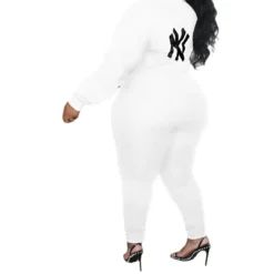 Plus Size Women's Solid Color Print Plus Size Two Piece Set -Plus Size Dresses Shop 8fcee2e9224beeb1