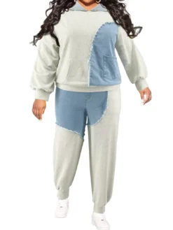 Plus Size Women 's Winter Tops And Pants Washed Denim Suit -Plus Size Dresses Shop 90e4e5f1878b7ce9