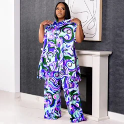 Women Printed Short Sleeve Shirt Collar And Pant Casual Two-piece Set 15 Women Printed Short Sleeve Shirt Collar And Pant Casual Two-piece Set -Plus Size Dresses Shop 91a5a1a03c1423c8