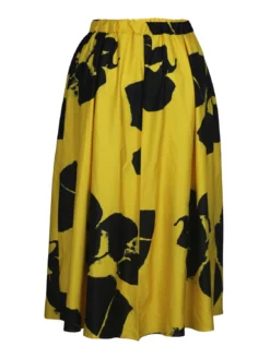 Women Floral Print Elegant Loose Skirt -Plus Size Dresses Shop 920a85e0ec39afd3