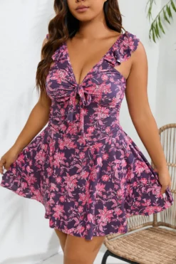 Plus Size Women's Floral Swimming Dress 19 Plus Size Women's Floral Swimming Dress -Plus Size Dresses Shop 95f8bc0668b554d8