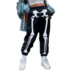 Fall Winter Pants Plus Size Women's Halloween Positioning Print Fleece Loose Casual Pants -Plus Size Dresses Shop 967f69de9a19276b