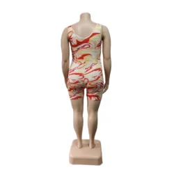 Plus Size Women Print Jumpsuit -Plus Size Dresses Shop 9a815b61a4e4bead