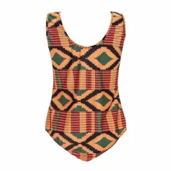 African Print One-Piece Lace-Up Plus Size Swimsuit -Plus Size Dresses Shop 9aaaed8db2047dde