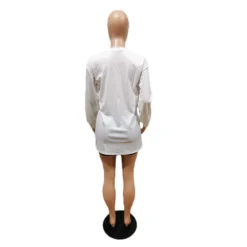 Plus Size Ladies Print Top And Shorts Two-Piece Set -Plus Size Dresses Shop 9e8f686d64444530