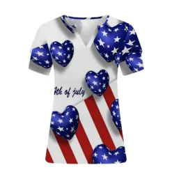 Plus Size Women Printed Summer Short Sleeve V-Neck T-Shirt -Plus Size Dresses Shop 9eaf7a53ad390a9e