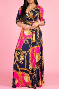 Plus Size Women V-Neck Dress 17 Plus Size Women V-Neck Dress -Plus Size Dresses Shop a104a1213992ce97