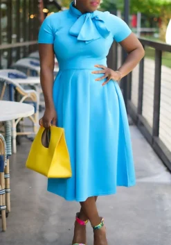 Plus Size Women Casual Pocket Short Sleeve Dress -Plus Size Dresses Shop a14565f2898694a4