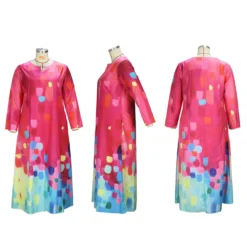 Women's Spring And Autumn Printed Fashion Chic V-Neck Loose Long-Sleeved Dress 24 Women's Spring And Autumn Printed Fashion Chic V-Neck Loose Long-Sleeved Dress -Plus Size Dresses Shop a23beff8a305bd1e