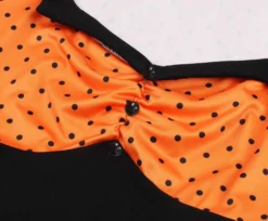 Plus Size Polka Dot Square Neck Vintage Slim Waist Short Sleeve High Waist Swing Dress -Plus Size Dresses Shop a28389f367339d9b