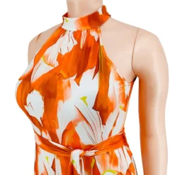 Plus Size Women Holidays Casual Print Sleeveless Jumpsuit -Plus Size Dresses Shop a37e31745092a9c9