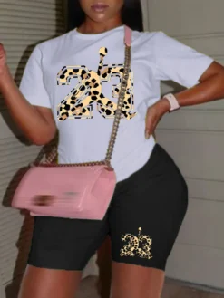 Women's Loose Cartoon Print T-shirt Shorts Plus Size Two Piece Set 17 Women's Loose Cartoon Print T-shirt Shorts Plus Size Two Piece Set -Plus Size Dresses Shop a3d14033c936070b