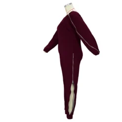 Fall Winter Plus Size Women's Sexy Fashion Solid Color Zipper Off Shoulder Jumpsuit -Plus Size Dresses Shop a4888b77bc25aabb