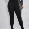 Plus Size Women's High Waist Tight Fitting Slim Fit Pants -Plus Size Dresses Shop a58f6ee5432b22e6
