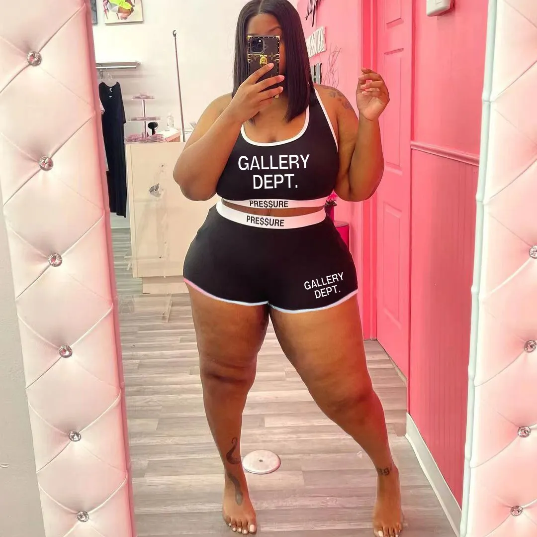 Women's Fashion Casual Sexy Letter Print Two-Piece Set 20 Women's Fashion Casual Sexy Letter Print Two-Piece Set - Image 18