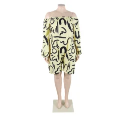 Sexy Casual Print Off Shoulder Plus Size Jumpsuit -Plus Size Dresses Shop a826f9abcd2daa7b