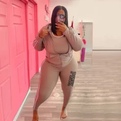 Plus Size Women Sports Casual Print Top And Pant Two-piece Set -Plus Size Dresses Shop a85efc70328ed00b