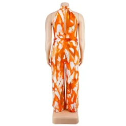 Plus Size Women Holidays Casual Print Sleeveless Jumpsuit -Plus Size Dresses Shop aeb5604f6dc91268