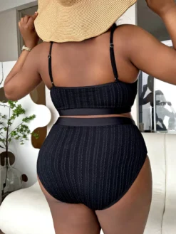 Plain Camisole Plus Size Sexy Bikini Swimsuit -Plus Size Dresses Shop af3e41d9a5ac090a