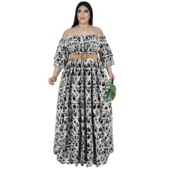 Plus Size Women Fall Off Shoulder Long Sleeve Dress With Belt 31 Plus Size Women Fall Off Shoulder Long Sleeve Dress With Belt -Plus Size Dresses Shop b09e154bf043505b