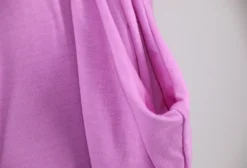 Autumn/Winter Solid Color Half Sleeve Round Neck Casual Home Ladies Jumpsuit -Plus Size Dresses Shop b0dc37726088a302