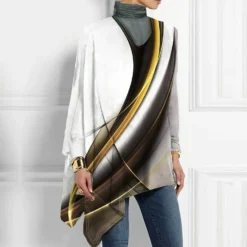 Christmas Women Printed Loose Turtle Collar Casual Irregular Top -Plus Size Dresses Shop b2baad88f923528d