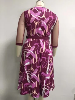 Women Africa Plus Size Round Neck 3/4 Sleeve Patchwork Print Dress 24 Women Africa Plus Size Round Neck 3/4 Sleeve Patchwork Print Dress -Plus Size Dresses Shop b609878ce0c6b333