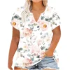 Summer Loose Printed Short Sleeve T-Shirt Plus Size Women's Tops -Plus Size Dresses Shop b63719cbd79b5621
