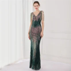 Plus Size Beauty Long Sequin Costume Formal Party Evening Dress -Plus Size Dresses Shop b76db09858c0e6bb