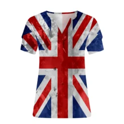 Plus Size Women Printed Summer Short Sleeve V-Neck T-Shirt -Plus Size Dresses Shop b799cd59103b19c5