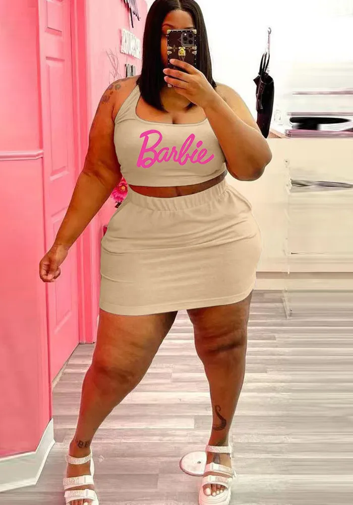 Plus Size Women Sports Casual Top And Skirt Two-piece Set 18 Plus Size Women Sports Casual Top And Skirt Two-piece Set - Image 16
