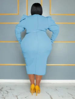 Trendy Long Sleeve Sexy Slim Plus Size Bodycon Dress 12 Trendy Long Sleeve Sexy Slim Plus Size Bodycon Dress -Plus Size Dresses Shop bc02830d95c26564