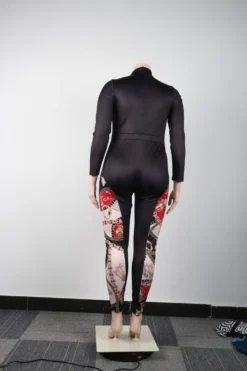 Plus Size Women Sexy Print Patchwork Jumpsuit -Plus Size Dresses Shop bce3ced01c98f505