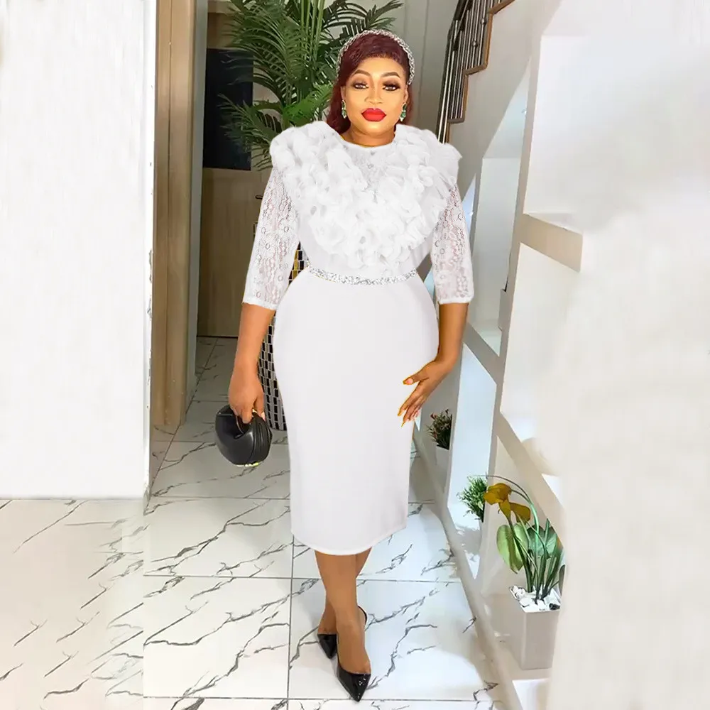 Plus Size African Women Clothing Career Bodycon Dress 3 Plus Size African Women Clothing Career Bodycon Dress