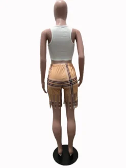 Summer Women's Printed Tassel Plus Size Two-Piece Casual Pants Set -Plus Size Dresses Shop c0354b6535ae78d4