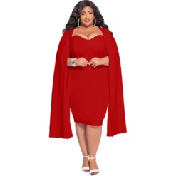 Plus Size Women'S Fall Winter Fashion Chic Bodycon Dress -Plus Size Dresses Shop c2a31eaf3ace8c77