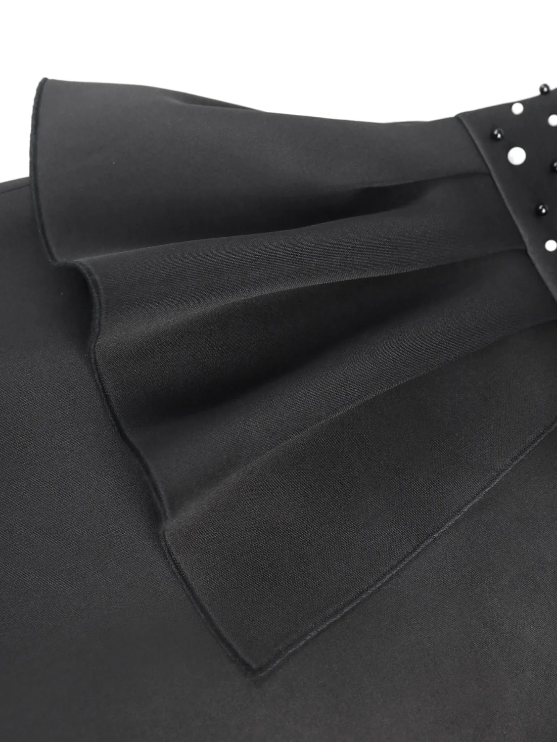 Women See-Through Mesh Beading Ruffle Edge Dress 9 Women See-Through Mesh Beading Ruffle Edge Dress - Image 7