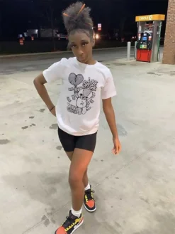 Plus Size Women's T-shirt Cartoon T-shirt Printed Top -Plus Size Dresses Shop c5bcc177cc4684ec