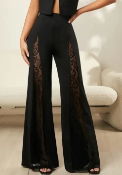 Plus Size Women's Elegant Casual Pants Solid Color Trousers -Plus Size Dresses Shop c65e87128141586b