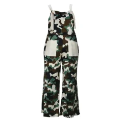 Women Casual Camo Print Loose Jumpsuit -Plus Size Dresses Shop c765bf05885e3de7