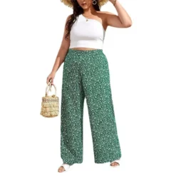 Plus Size Women Loose Printed Pants -Plus Size Dresses Shop c7870b12f2c98856
