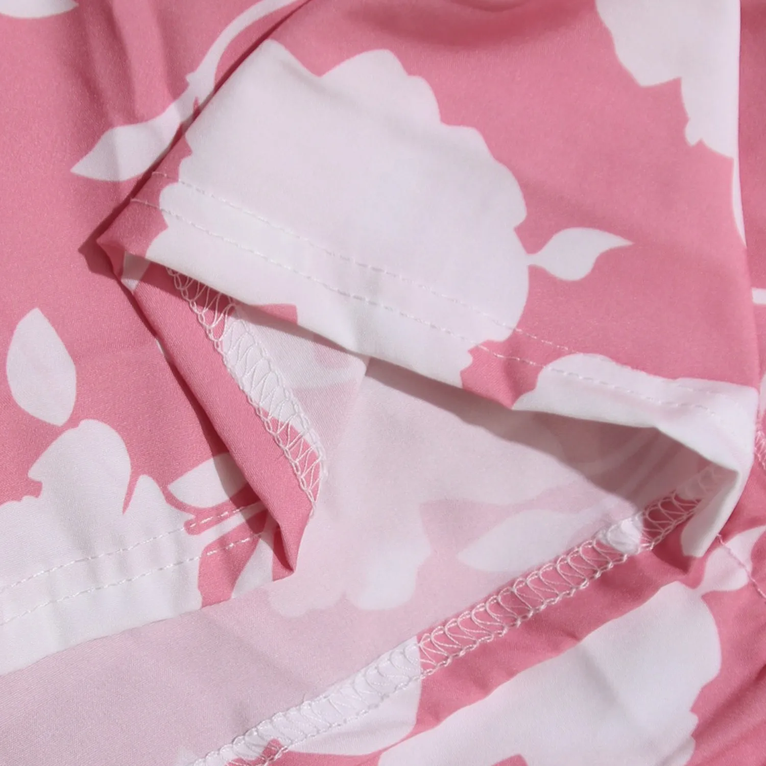 Women's Lace-Up Printed Two-Piece Suit Wide Leg Pants Plus Size 13 Women's Lace-Up Printed Two-Piece Suit Wide Leg Pants Plus Size - Image 11