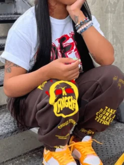 Plus Size Women Elasticized Loose Pants -Plus Size Dresses Shop c9f38de714f7f99f