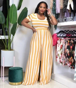 Plus Size Women Round Neck Top And Pant Casual Two-piece Set -Plus Size Dresses Shop ca931ffe05d13600